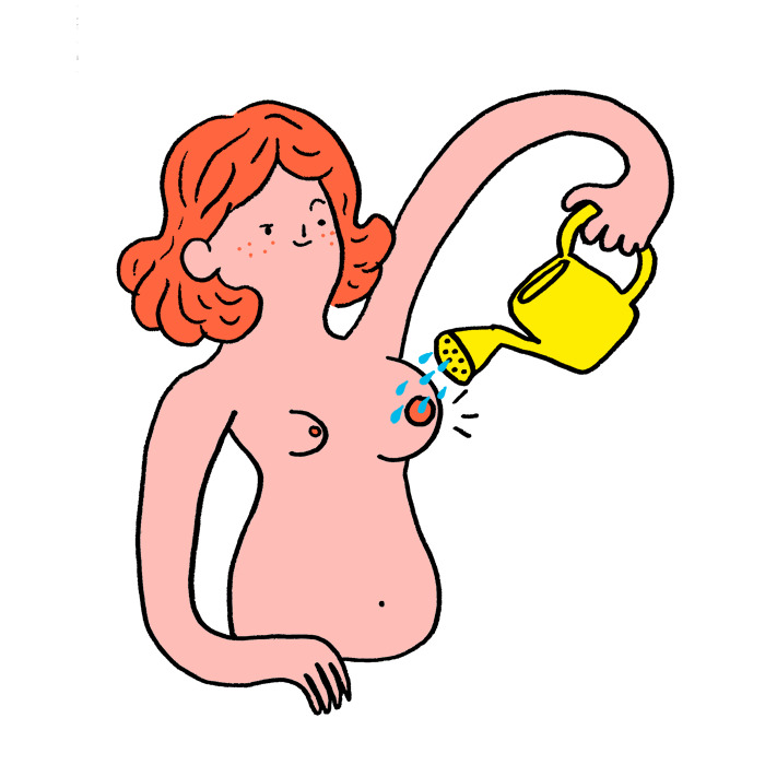 A ilustradora francesa gosta de usar sua arte para revelar a beleza das mulheres reais