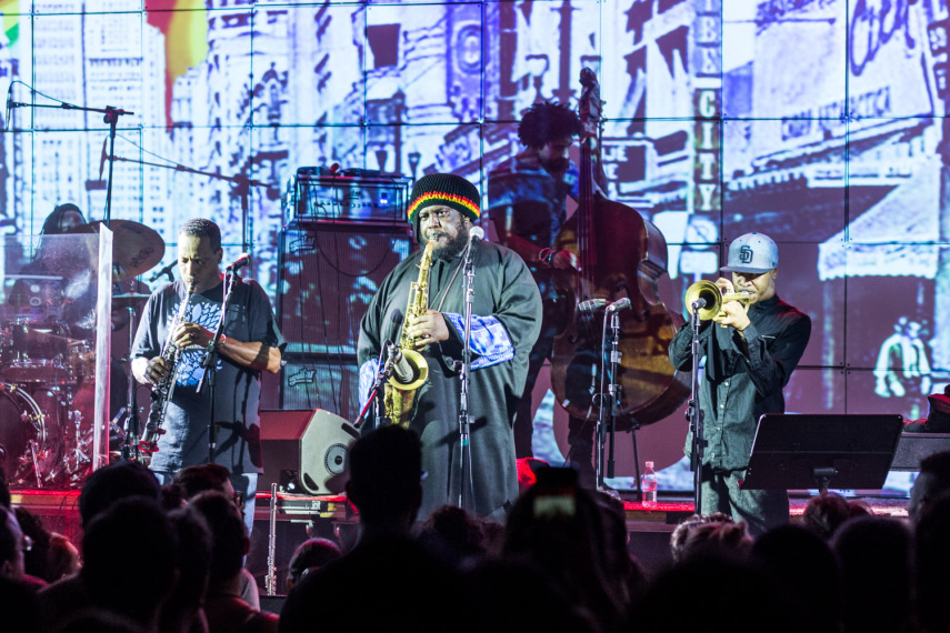 Kamasi Washington no Sesc Pompeia