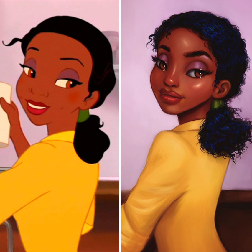 Isabelle Straub é uma ilustradora que resolveu recriar as princesas na Disney. 