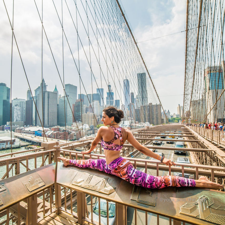 O fotógrafo Alexey Wind está fazendo sucesso no Instagram por conta de seu mais novo projeto, o Yoga and the City, em que fotografa pessoas fazendo yoga na rua, em diversas cidades do mundo