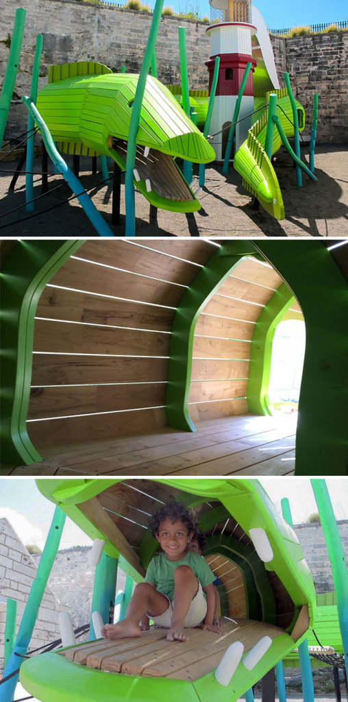 Playgrounds criativos de dinamarqueses são convite à imaginação das crianças