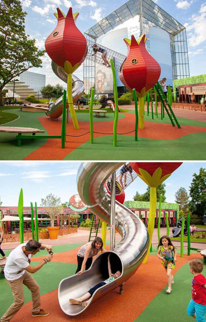 Playgrounds criativos de dinamarqueses são convite à imaginação das crianças