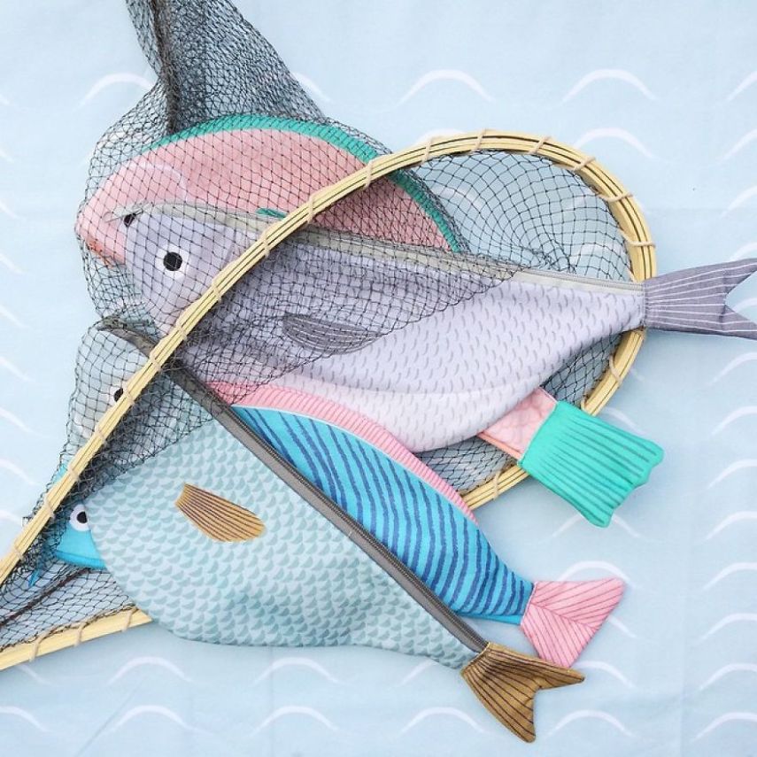 Agora dá para carregar seus peixinhos favoritos por aí <3