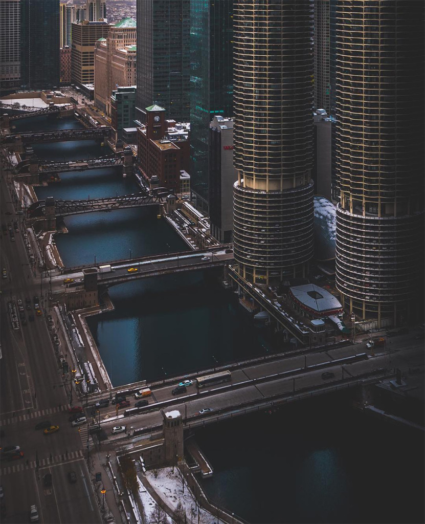 Fotógrafo é especialista em revelar vistas surpreendentes de Chicago