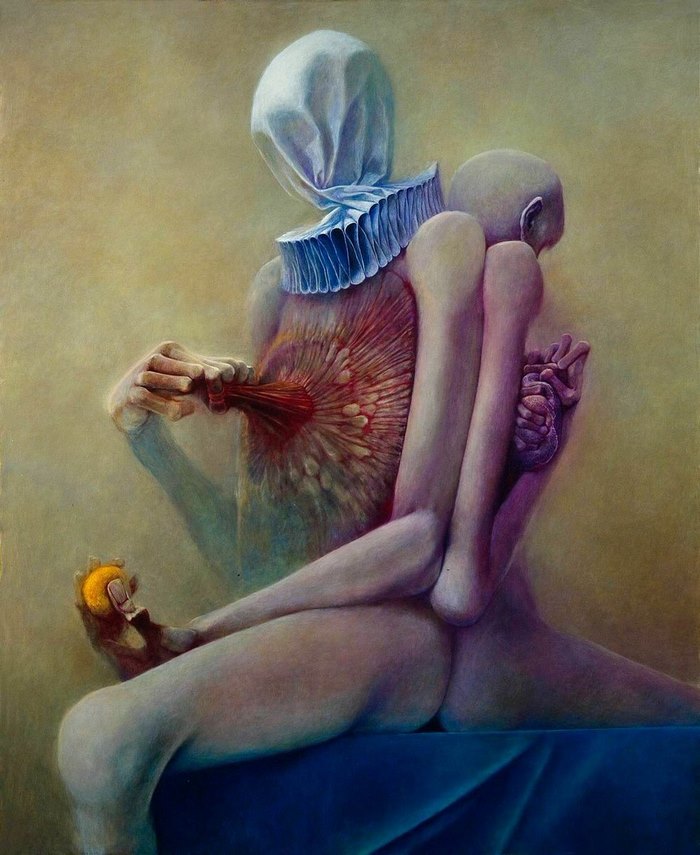 Artista polonês Zdzisław Beksiński, falecido em 2003, criava obras capazes de nos deixar com calafrios