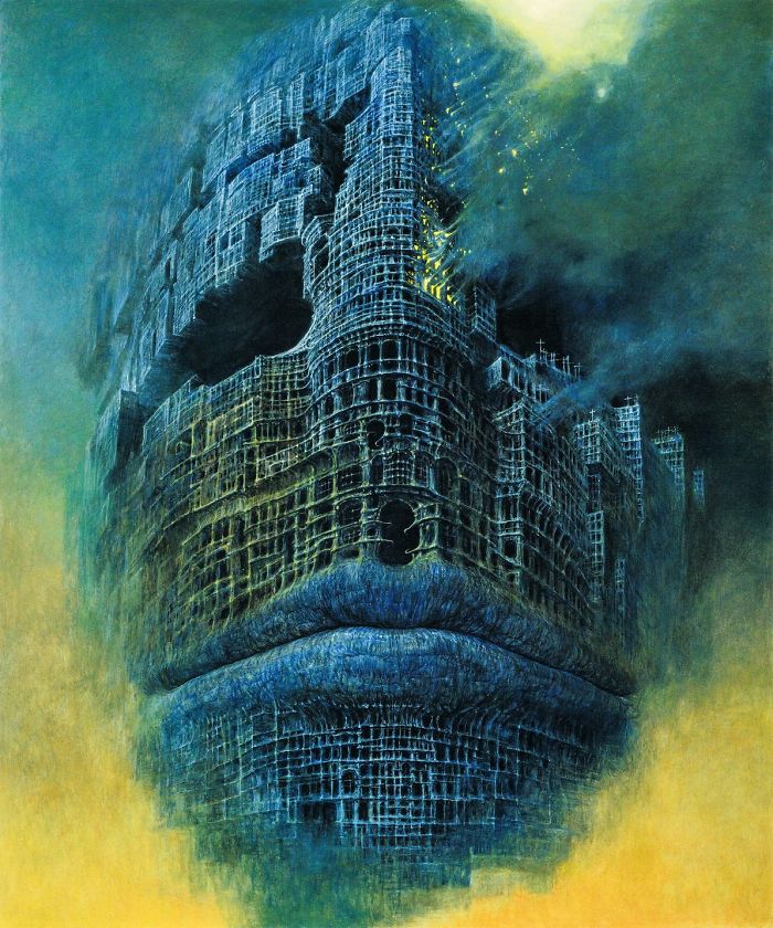 Artista polonês Zdzisław Beksiński, falecido em 2003, criava obras capazes de nos deixar com calafrios