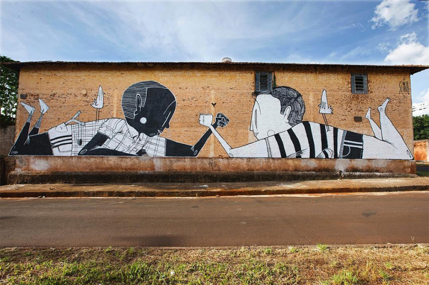 Grafite do brasileiro Alex Senna