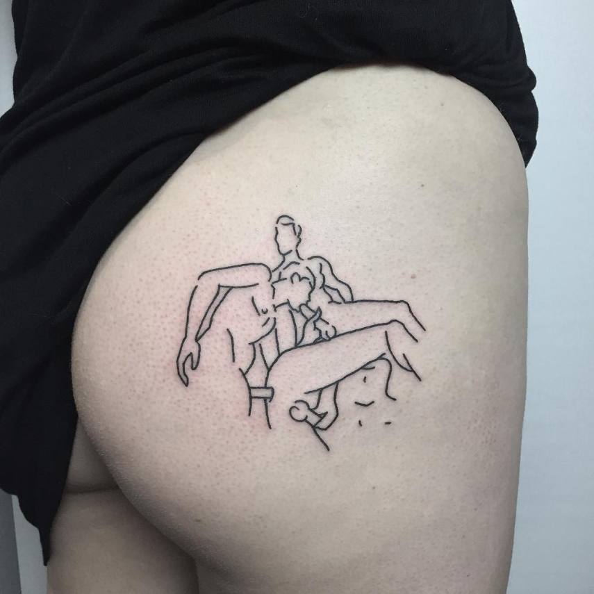 Arte do tatuador canadense mescla sensualidade e discrição na medida certa