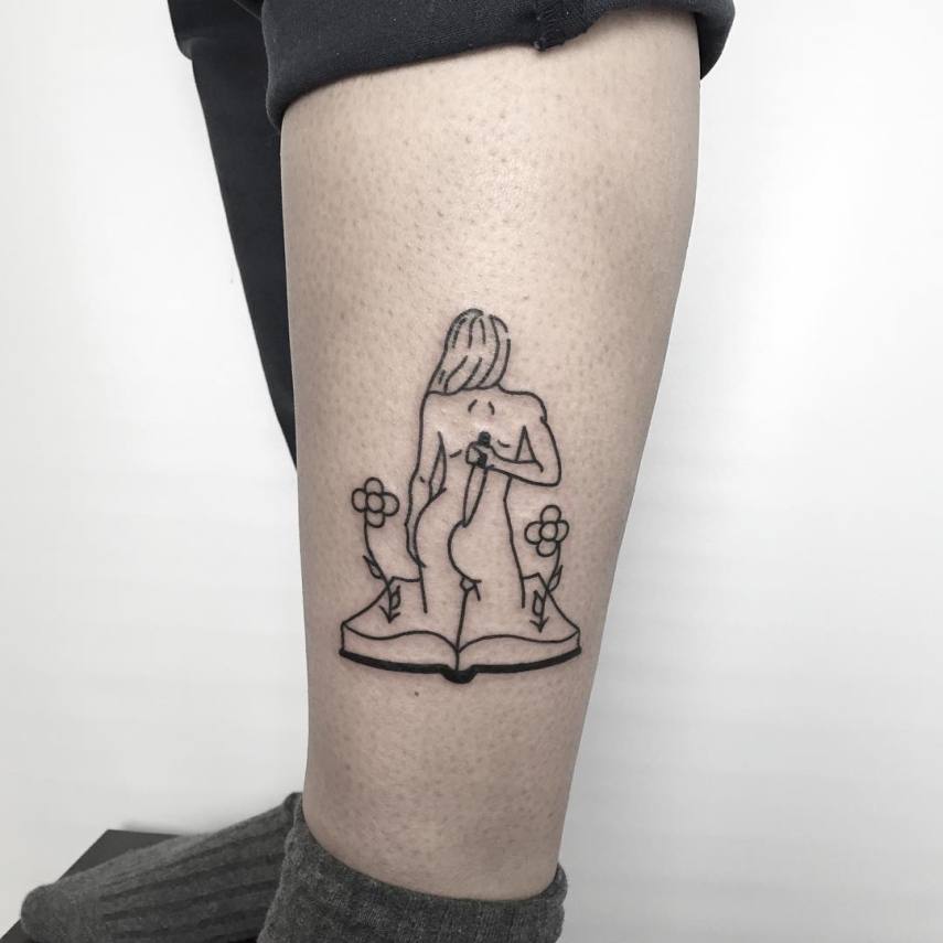 Arte do tatuador canadense mescla sensualidade e discrição na medida certa