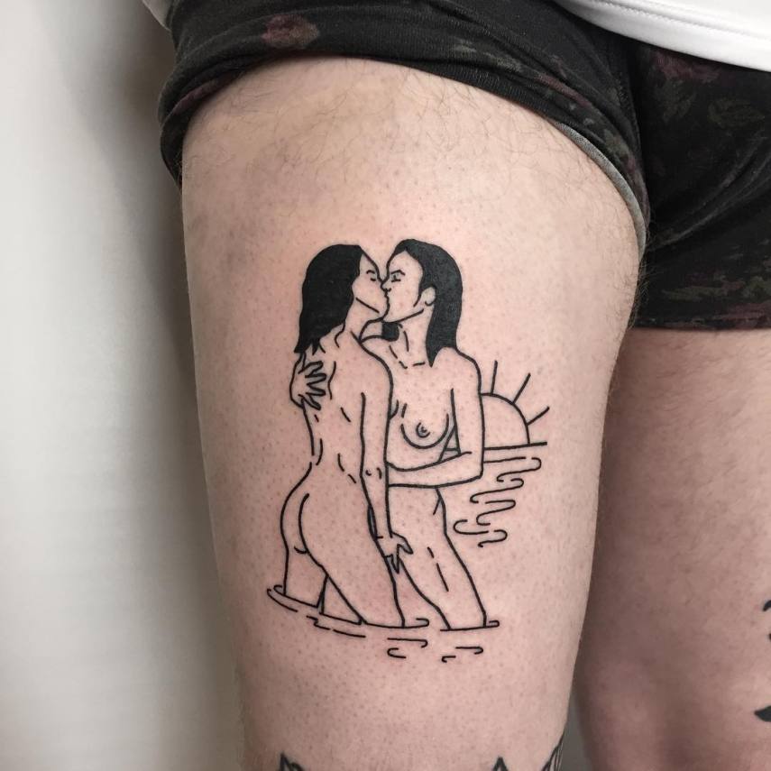 Arte do tatuador canadense mescla sensualidade e discrição na medida certa