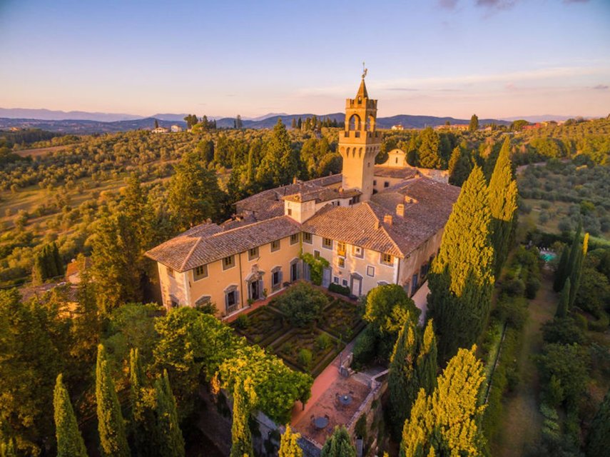 Montegufoni Castle, Montespertoli, Itália