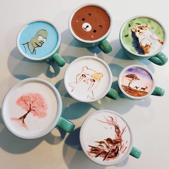 Café com arte: conheça trabalho fantástico de coreano 