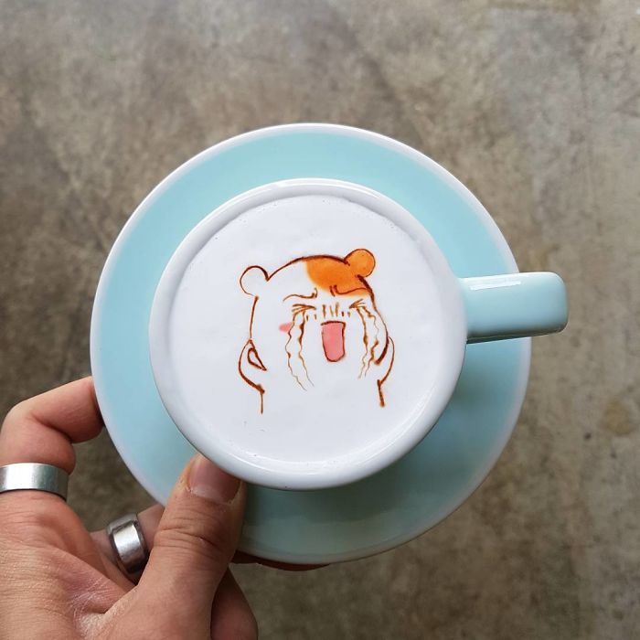 Café com arte: conheça trabalho fantástico de coreano 