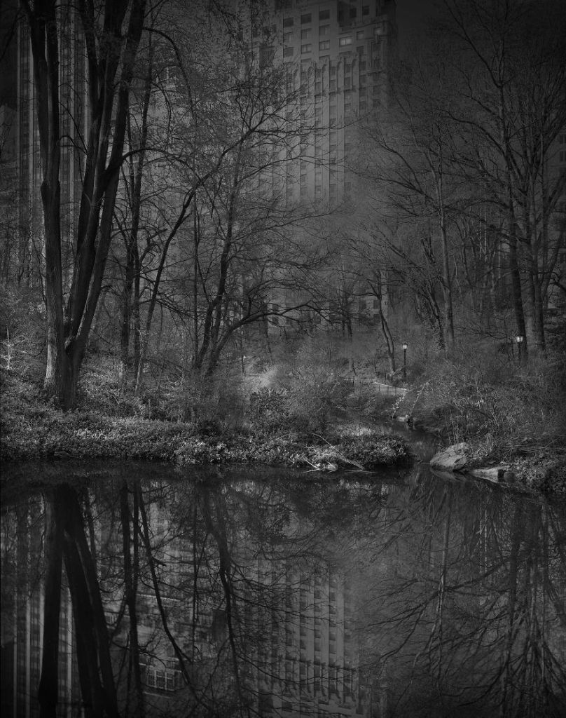 O fotógrafo Michael Massaia aproveitou noites e noites de insônia para capturar a essência do parque de Nova York, nos Estados Unidos, quando não havia ninguém nele