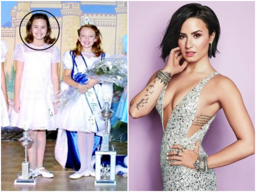 Demi Lovato participou de diversos concursos de beleza infantil 