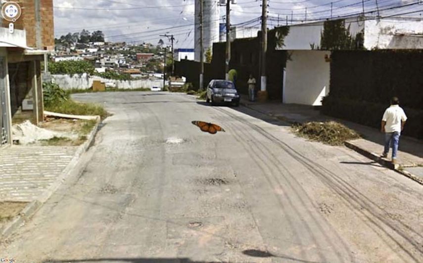 Essas imagens foram capturadas pelo Google Street View