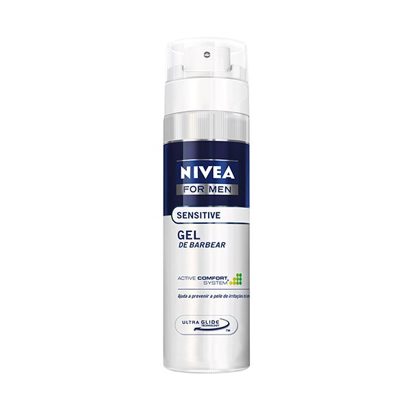 Para quem não se dá bem com a espuma, há também o gel para barbear. Esse da Nivea tem em farmácia e custa R$ 26