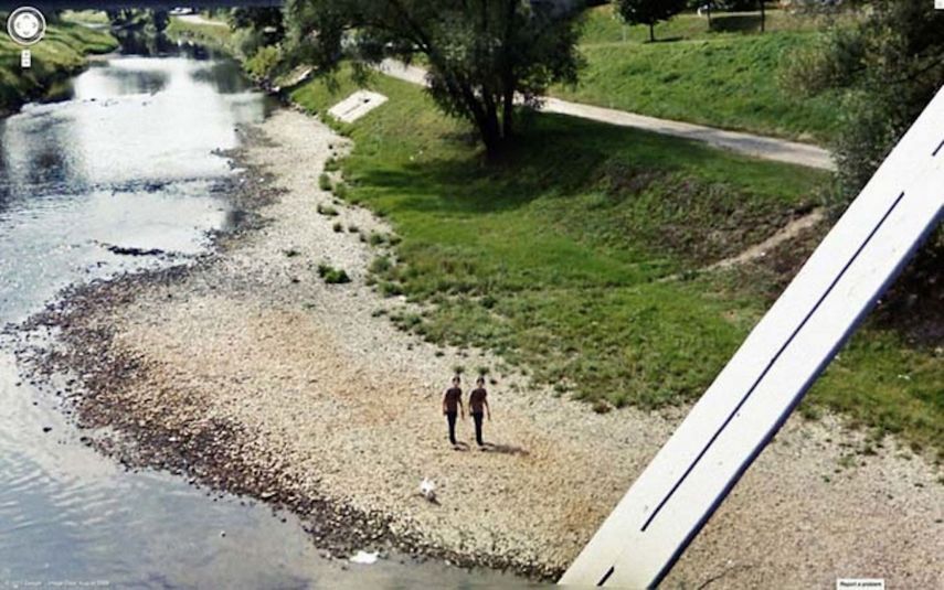 Essas imagens foram capturadas pelo Google Street View