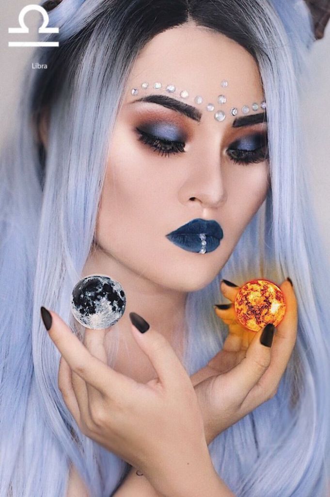 A maquiadora Kimberly Money, 19 anos, fez uma série de maquiagens inspiradas nos signos do zodíaco
