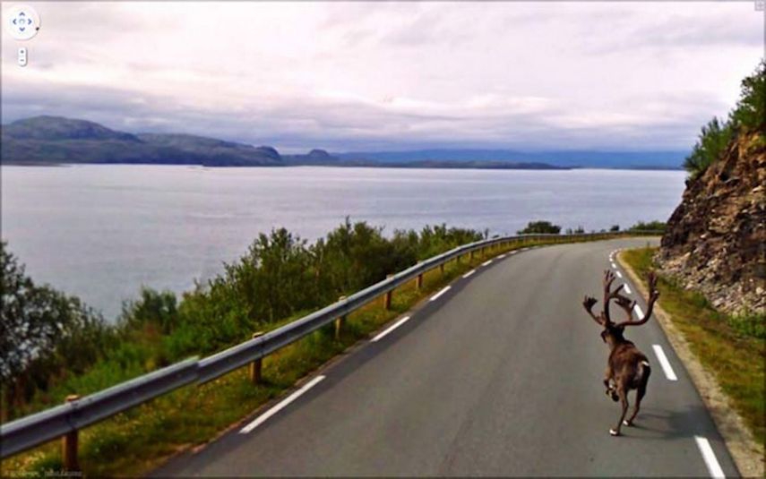 Essas imagens foram capturadas pelo Google Street View