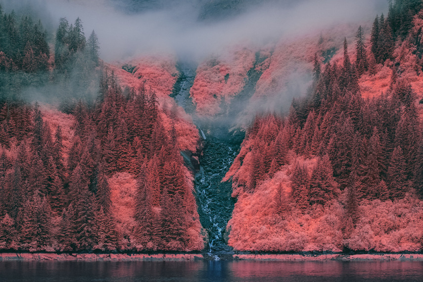Fotos infravermelhas transformam Alasca em paisagens de outro planeta
