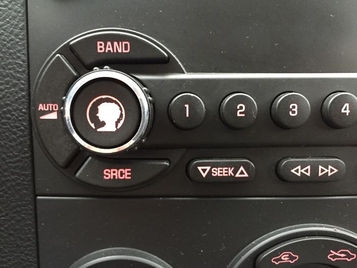 Esse botão do rádio