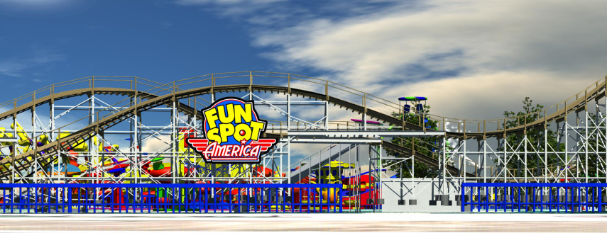 Fun Spot America vai inaugurar uma nova montanha-russa de madeira neste verão americano, a Mine Blower. A atração, de US$ 6 milhões, tem 24 metros de altura e atinge 80km/h, além de incluir um looping, um elemento raro em uma monta-russa de madeira.