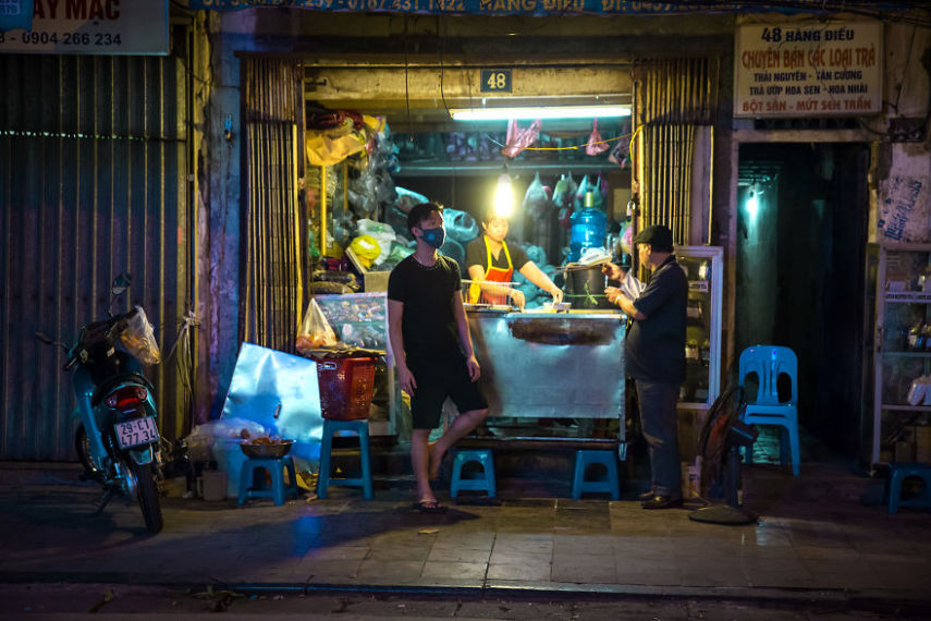 Cidade de Hanoi, no Vietnã