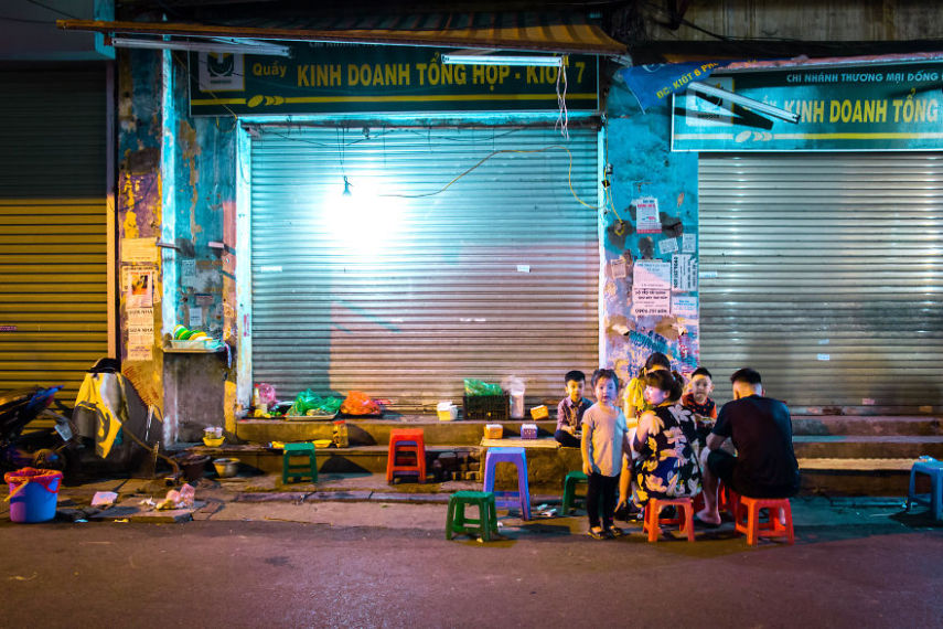 Cidade de Hanoi, no Vietnã