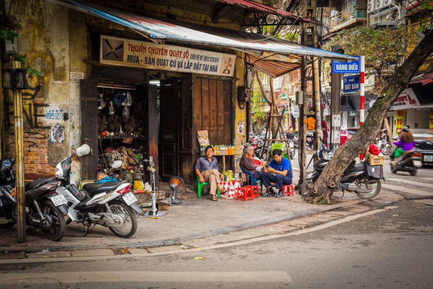 Cidade de Hanoi, no Vietnã