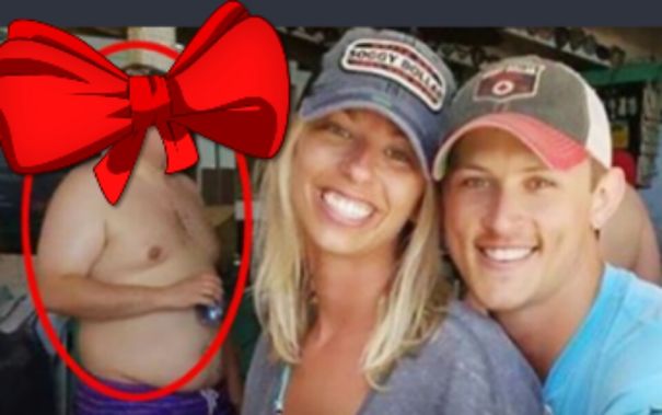 Casal pede Photoshop de homem sem camisa e vira meme