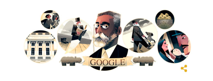 Doogle do Google faz homenagem a Machado de Assis
