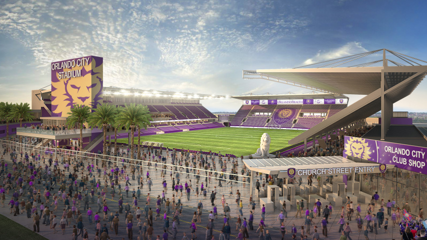 O mais novo Multipurpose Soccer Stadium abriu suas portas em Downtown Orlando, região que oferece locais de entretenimento , como o famoso complexo esportivo e de shows Amway Center, e está em constante desenvolvimento. O estádio de 25.500 assentos é sede do time de futebol Orlando City Lions.