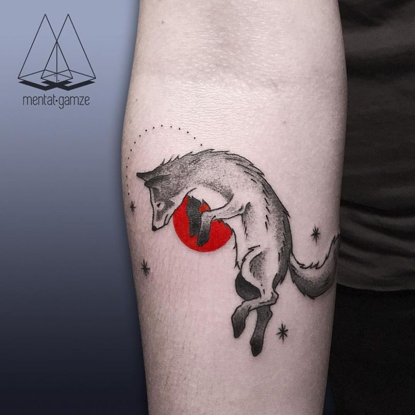 Artista cria tattoos incríveis com marca registrada: o círculo vermelho