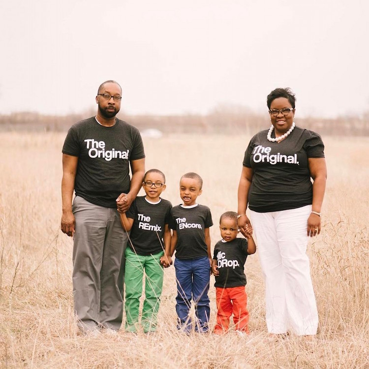 Camisetas para serem usadas em família