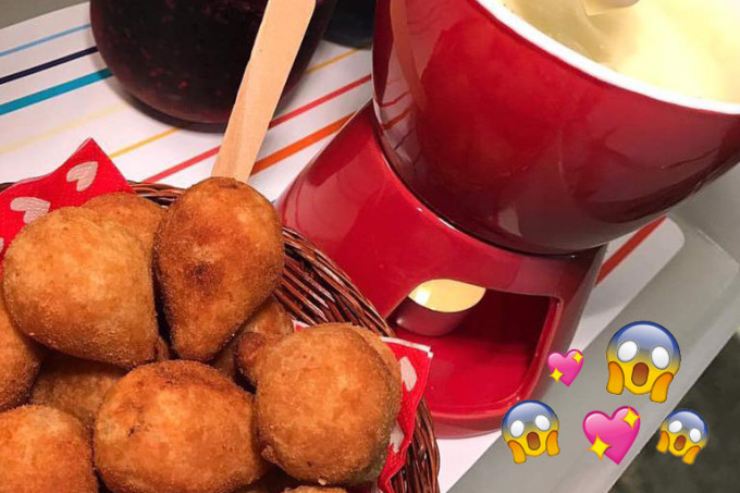 O fondue de coxinha deu o que falar