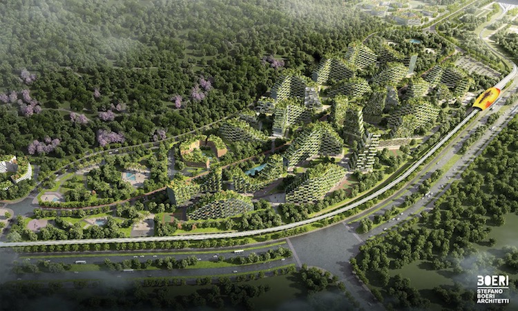 China começa construção da primeira 'cidade florestal' com mais de 1 milhão de plantas