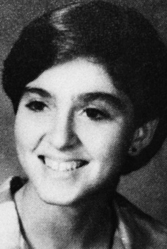 Madonna versão estudante em 1975.