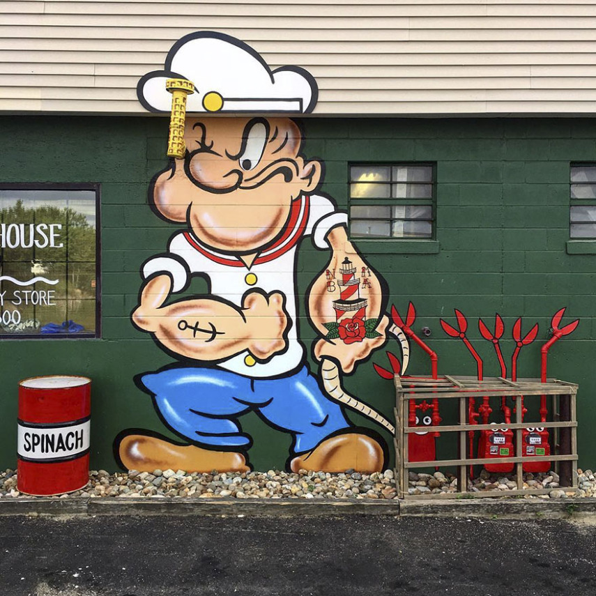 artista norte-americano Tom Bob tem deixado as ruas de Nova York muito mais coloridas e divertidas 