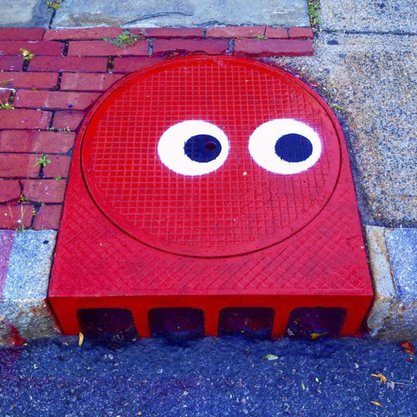  artista norte-americano Tom Bob tem deixado as ruas de Nova York muito mais coloridas e divertidas 