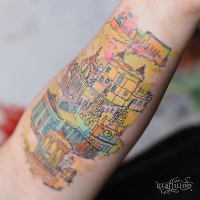 Tatuagem inspiradas na arquitetura vão te inspirar