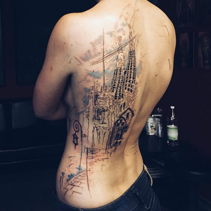 Tatuagem inspiradas na arquitetura vão te inspirar