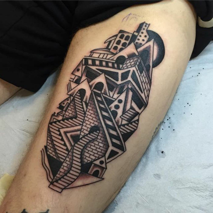 Tatuagem inspiradas na arquitetura vão te inspirar