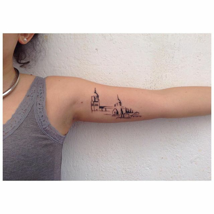 Tatuagem inspiradas na arquitetura vão te inspirar