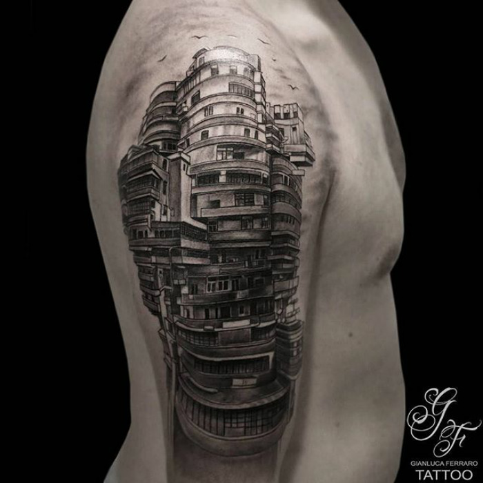 Tatuagem inspiradas na arquitetura vão te inspirar