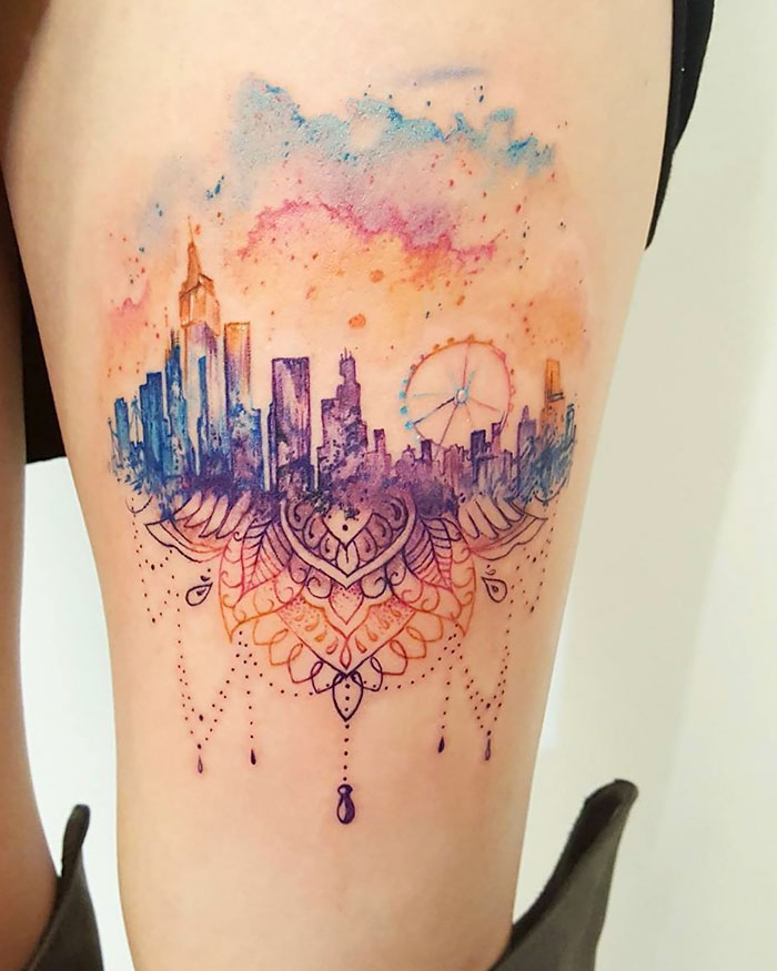 Tatuagem inspiradas na arquitetura vão te inspirar
