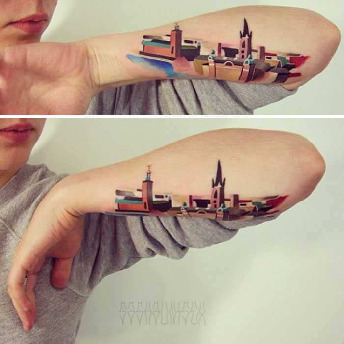 Tatuagem inspiradas na arquitetura vão te inspirar