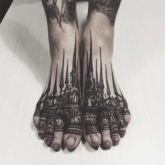 Tatuagem inspiradas na arquitetura vão te inspirar
