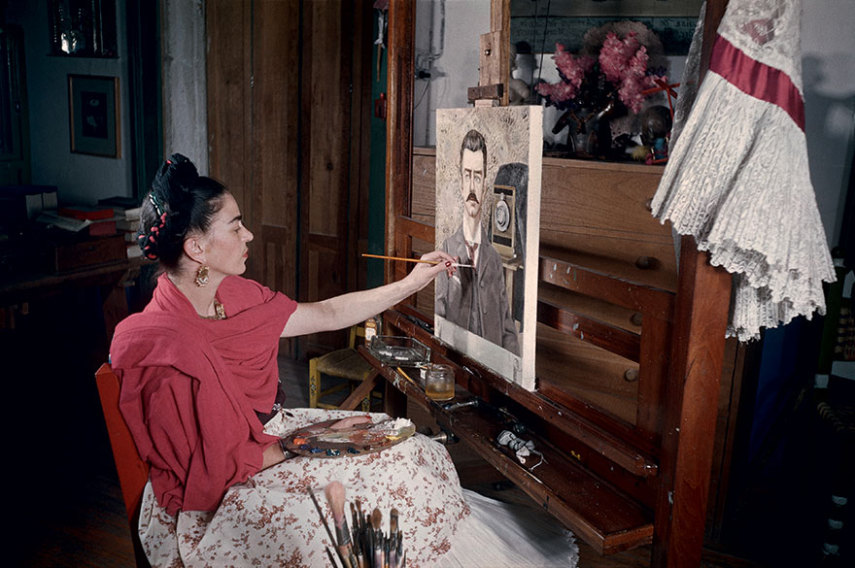 Fotos raras de Frida Kahlo durante últimos anos de sua vida