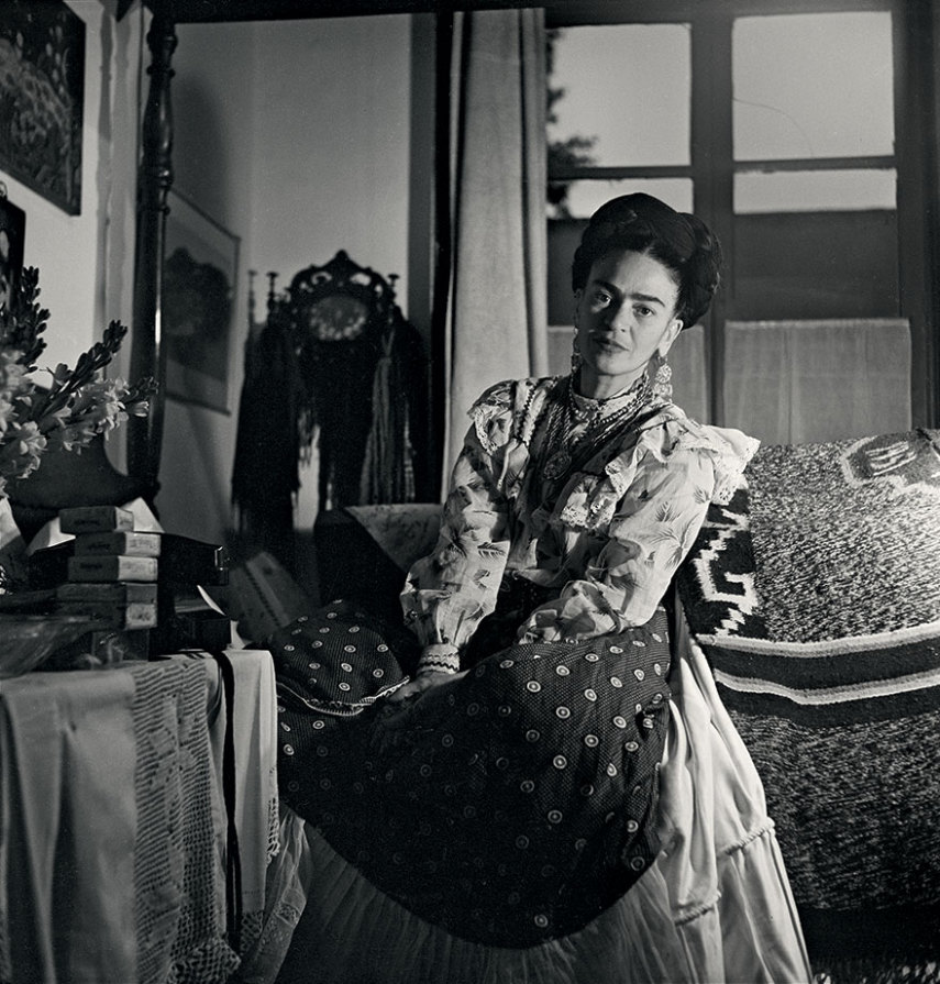 Fotos raras de Frida Kahlo durante últimos anos de sua vida